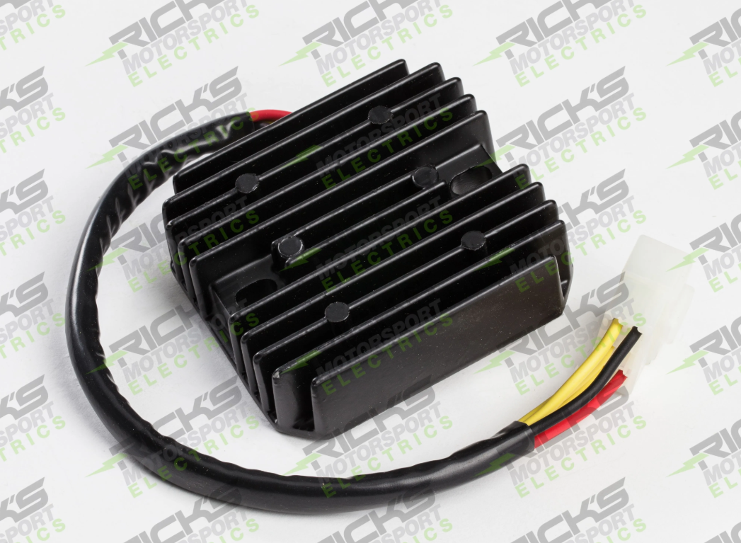 Rick's Motorsports Electrics Universal OEM Style Rectifier-Regulator for Suzuki GSX-R600 '88-20, GSX-R750 '80-20 Rick's Motorsports Electrics Universal OEM Style Rectifier-Regulator for Suzuki GSX-R600 '88-20, GSX-R750 '80-20